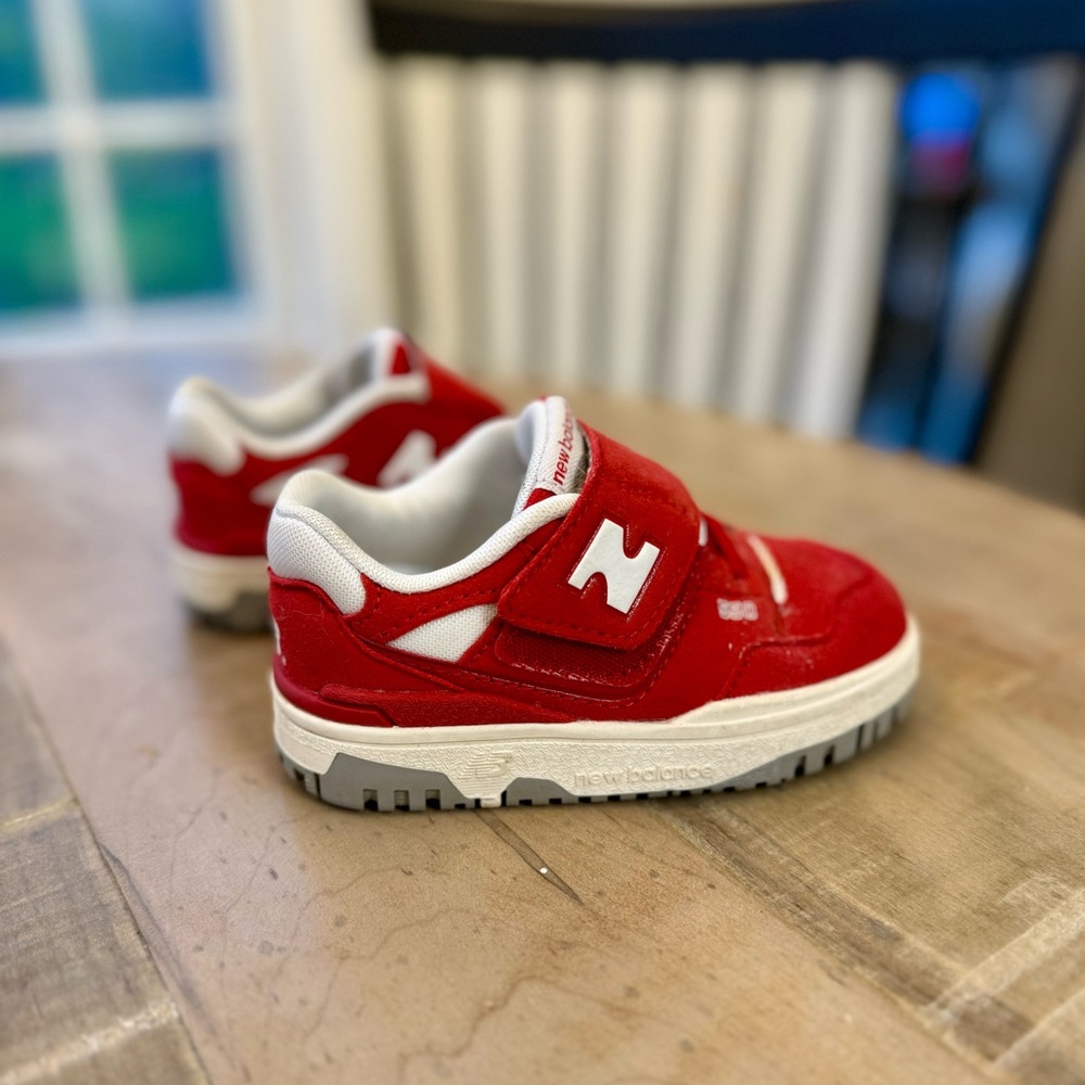 Toddler Red New Balance Sneakers-Size 6